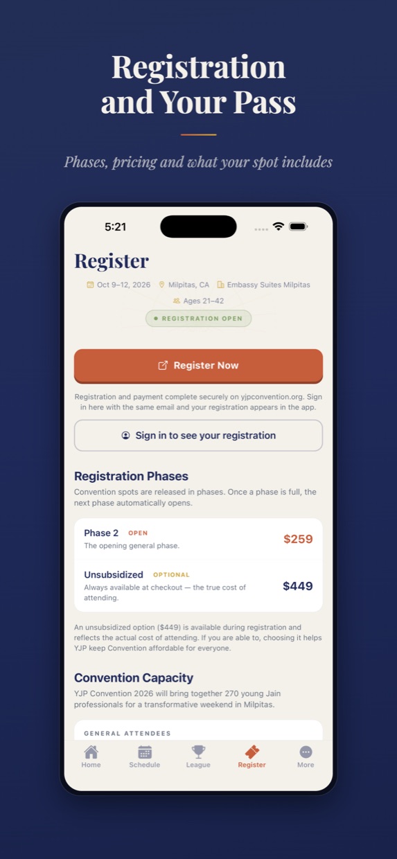 Speaker profiles and session details